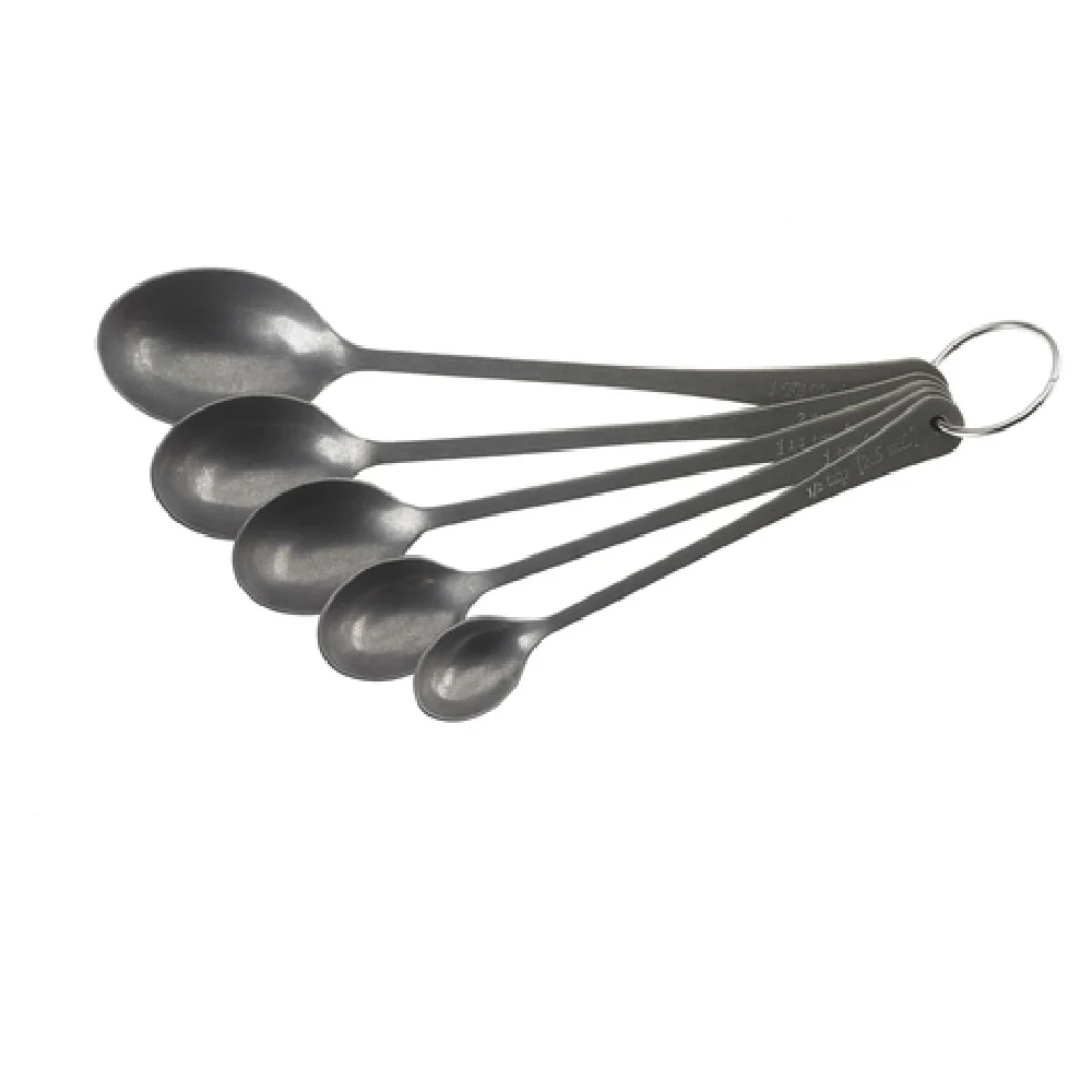 Mercer Culinary M37075 0.5 Tsp Measured Bar Spoon Set Stainless Steel Vintage Finish Mercer Culinary M37075 0.5 Tsp Measured Bar Spoon Set Stainless Steel Vintage Finish