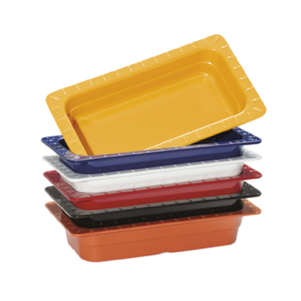 GET Enterprises ML-29-BUI 10 Inch Food Pan Melamine for Cold Storage Assorted Colors GET Enterprises ML-29-BUI 10 Inch Food Pan Melamine for Cold Storage Assorted Colors