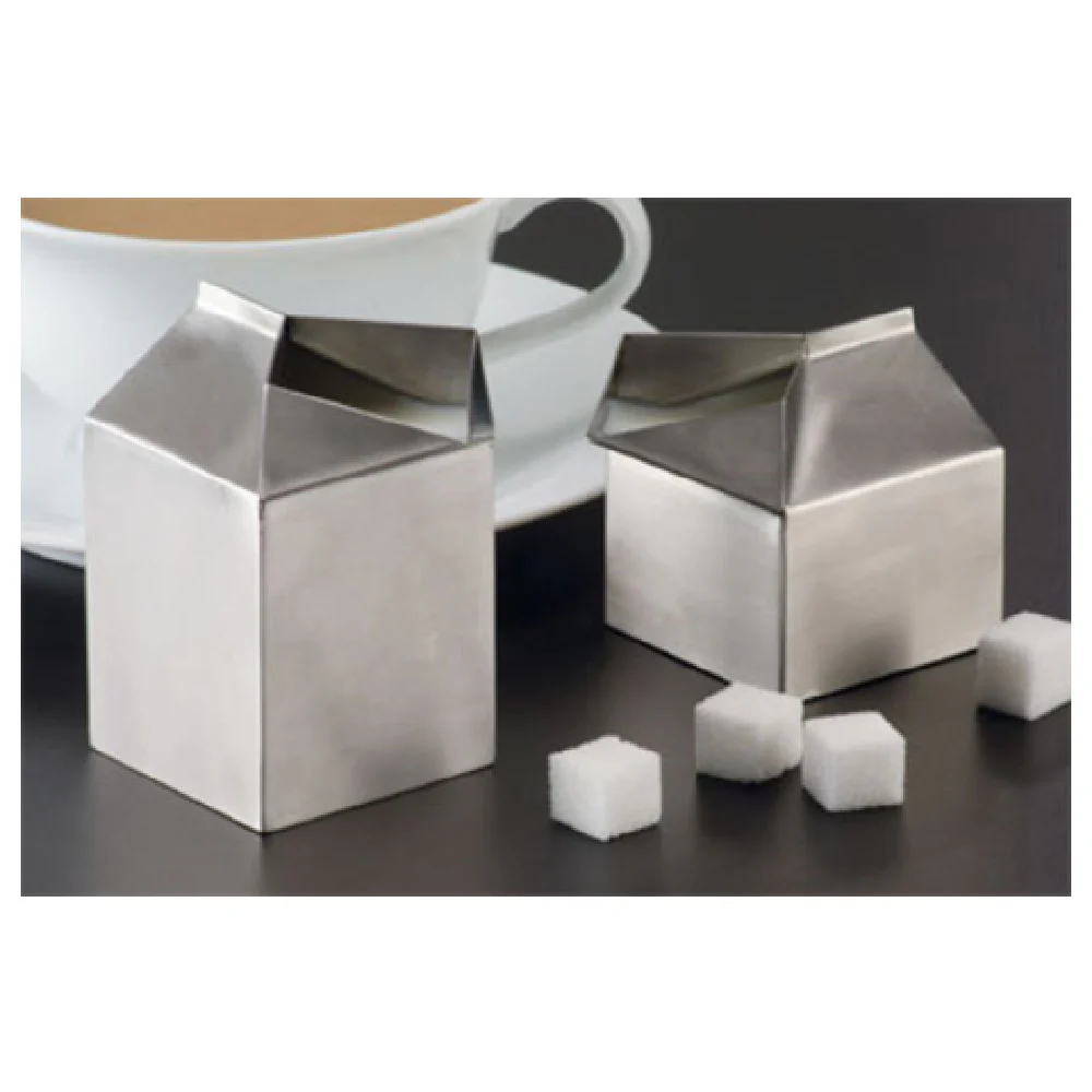 American Metalcraft MCC300 3 Oz Creamer Stainless Steel Milk Carton Design American Metalcraft MCC300 3 Oz Creamer Stainless Steel Milk Carton Design