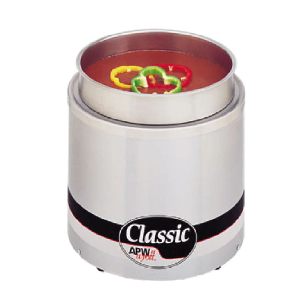 APW Wyott RW-1V_120/60/1 7 Quart Electric Food Pan Warmer Stainless Steel with Thermostatic Controls