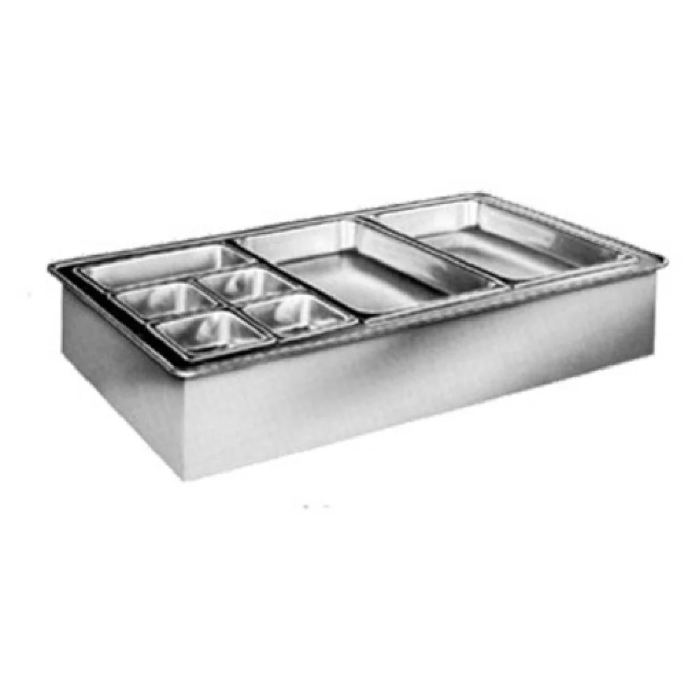 Atlas Metal WIC-4 57 Inch Cold Food Drop-In Unit Iced Cold Pan Insulated Atlas Metal WIC-4 57 Inch Cold Food Drop-In Unit Iced Cold Pan Insulated