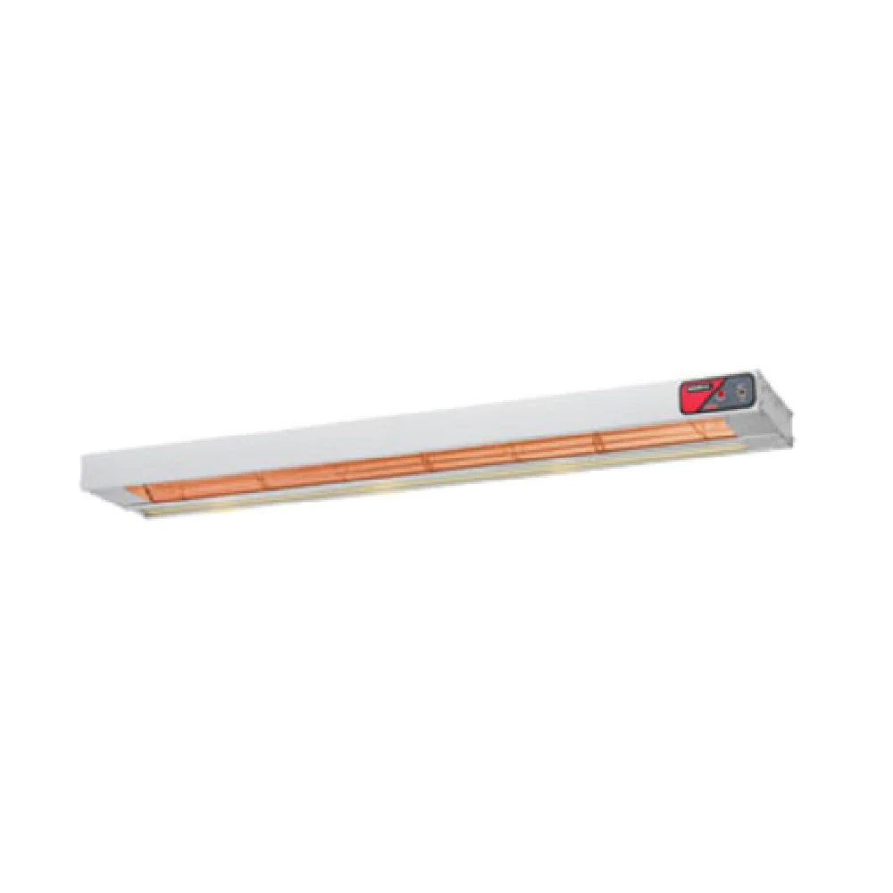 Nemco 6150-60-DL-208 60 Inch Dual Infrared Bar Heater Aluminum - Heat Lamp