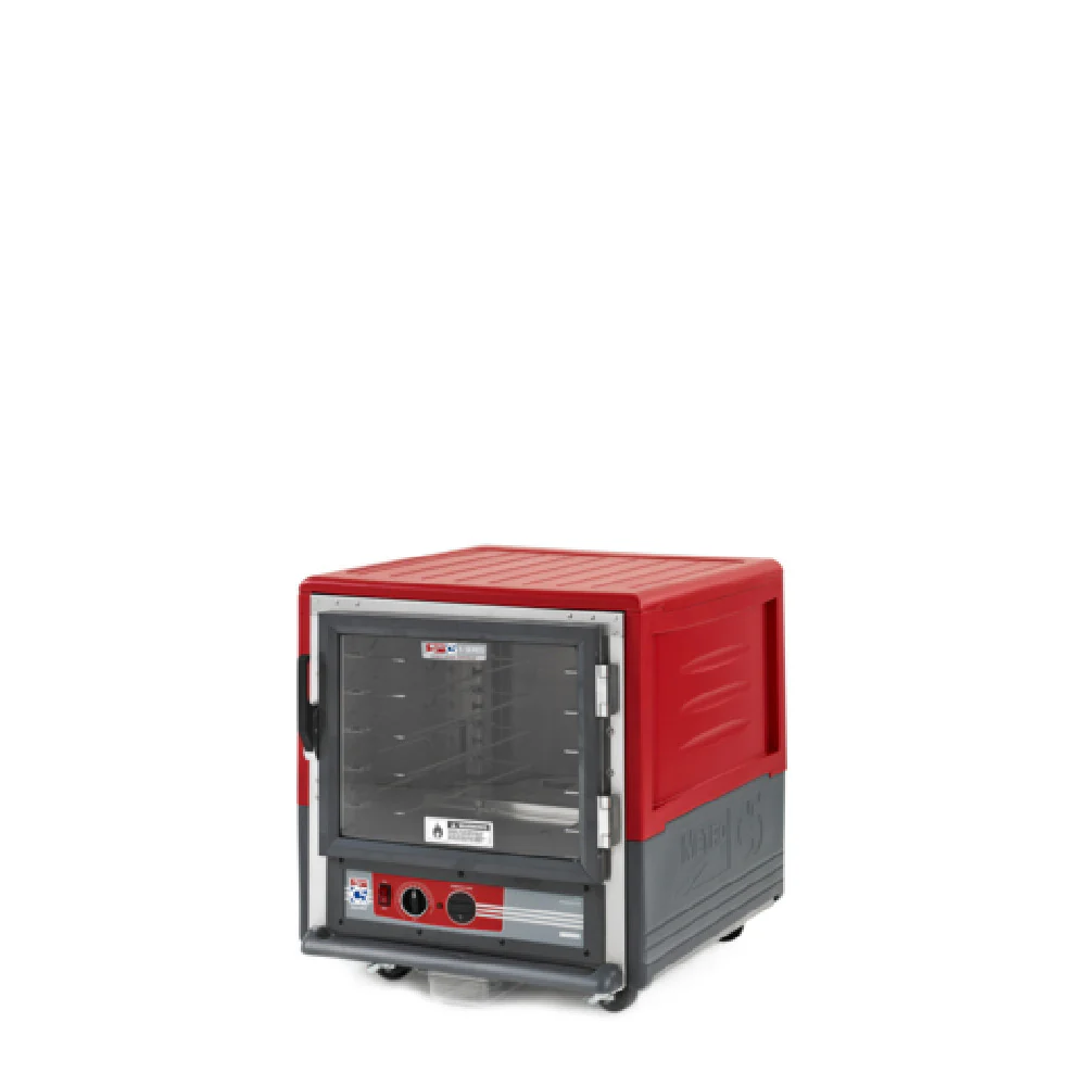 Metro C533-HLFC-UA 27 Inch Heated Holding Cabinet Mobile Insulated with Red Insulation Armour