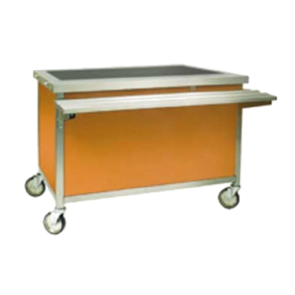 Eagle DCS4-HS 64 Inch Heated Surface Unit Electric Serving Counter Stainless Steel with Thermostatic Controls