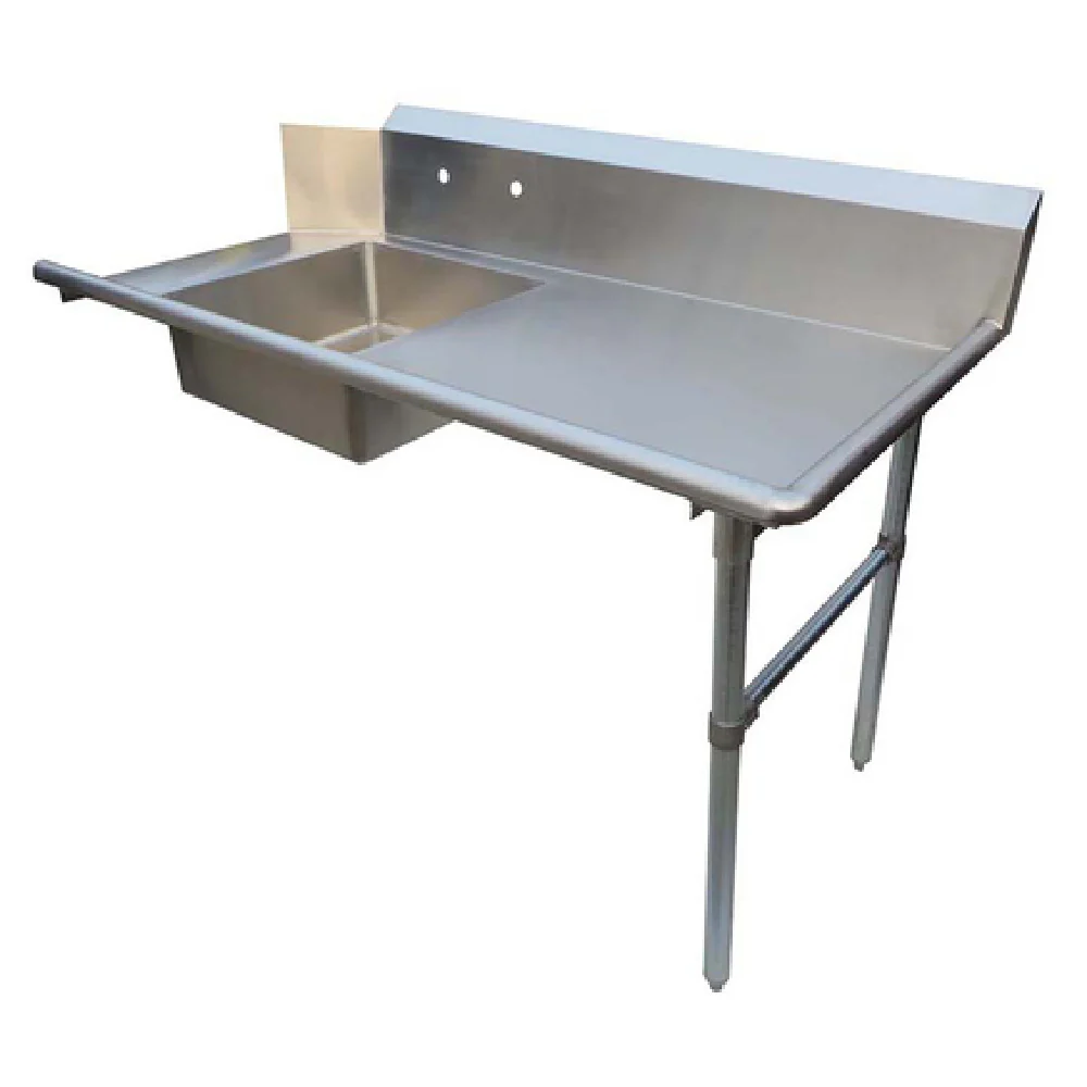 NBR Equipment SDT-72R 72 Inch Economical Dishtable Soiled Straight Design NBR Equipment SDT-72R 72 Inch Economical Dishtable Soiled Straight Design