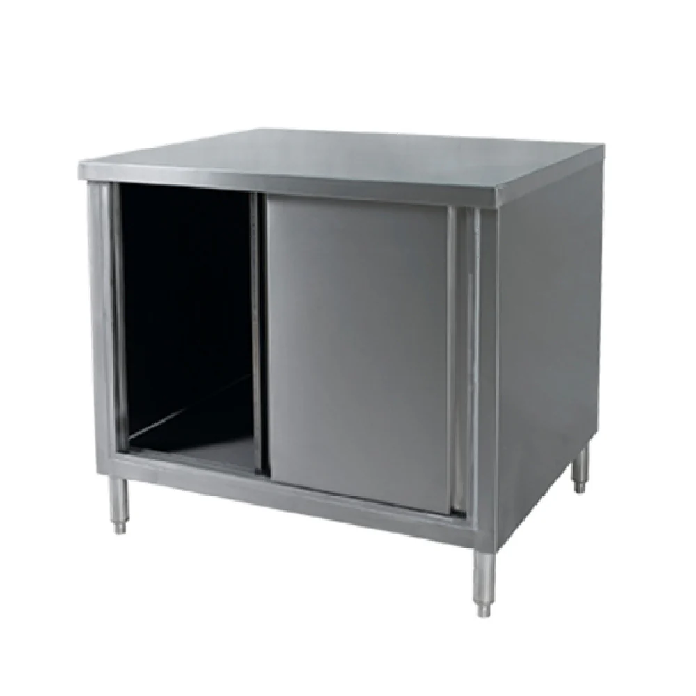Klinger's Trading CB3048 Work Table Cabinet Base With Sliding Doors 48