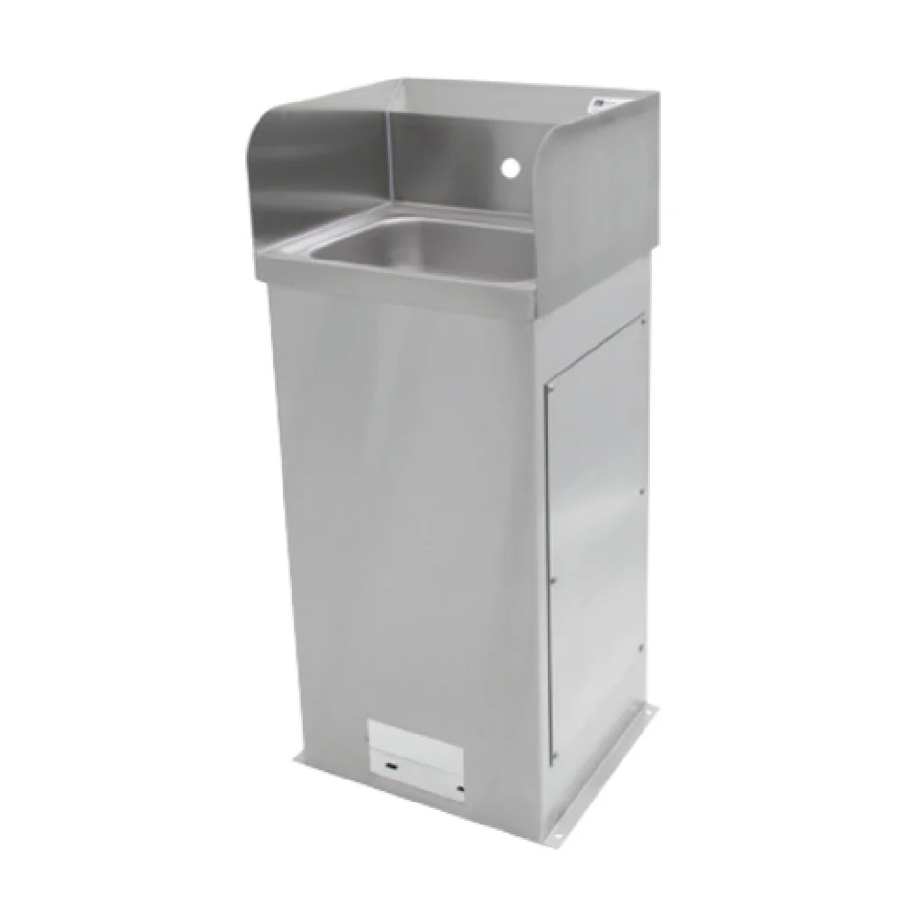 John Boos PBHS-F-1410-SSLR-X 14 Inch Pro-Bowl Hand Sink Floor Mount Stainless Steel with Faucet John Boos PBHS-F-1410-SSLR-X 14 Inch Pro-Bowl Hand Sink Floor Mount Stainless Steel with Faucet