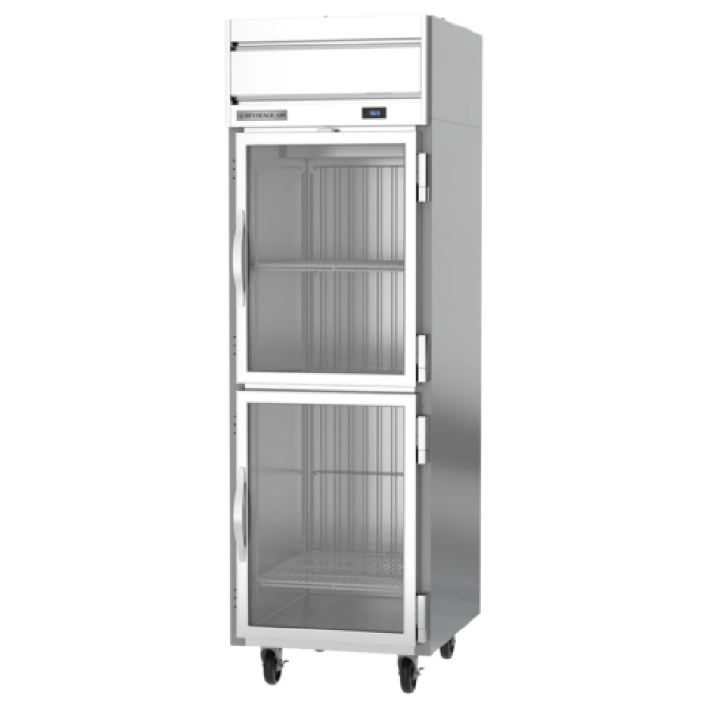 Beverage Air HRS1HC-1HG 26 Inch 22.28 cu ft Refrigerator Reach-in Stainless Steel Beverage Air HRS1HC-1HG 26 Inch 22.28 cu ft Refrigerator Reach-in Stainless Steel