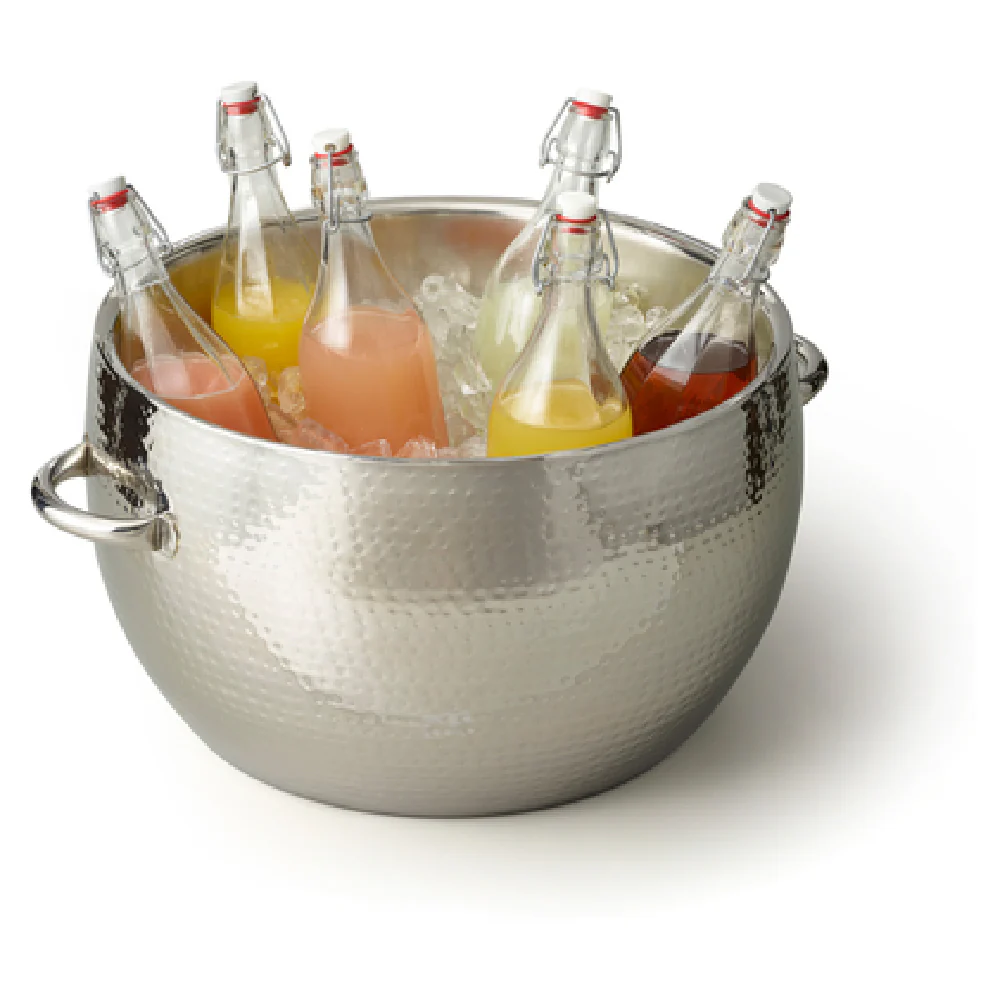 Steelite 7600CV035 20 Inch Double Wall Beverage Tub with Stainless Steel Finish