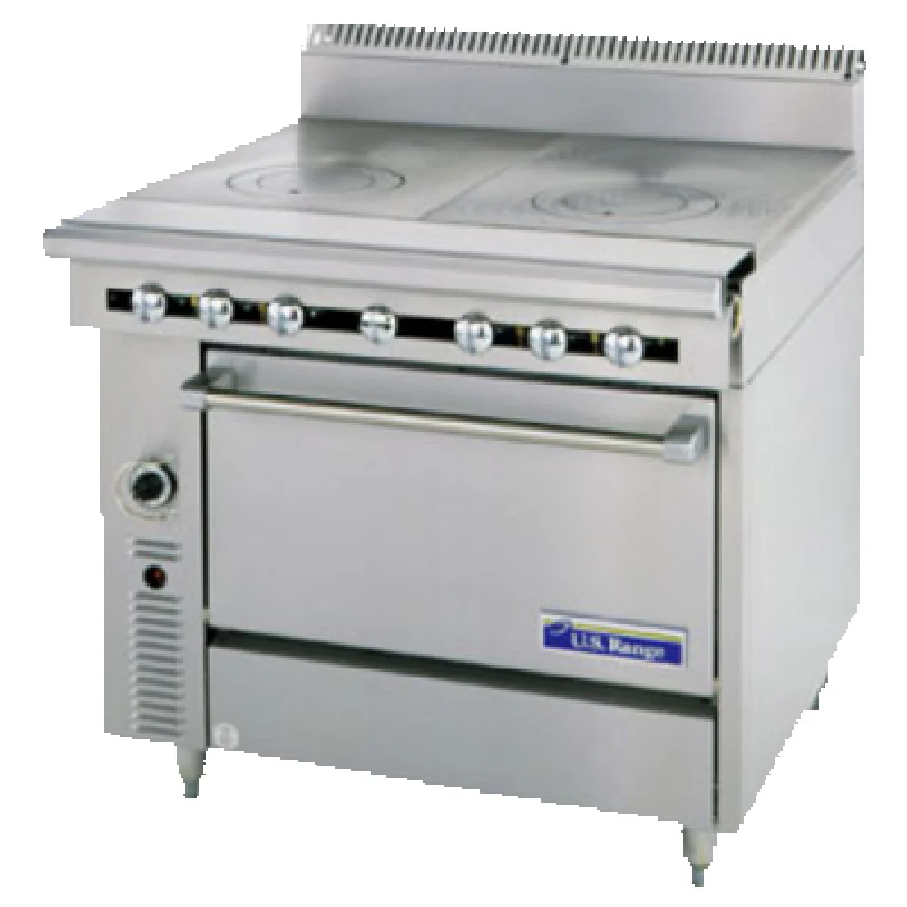 Garland C0836-10M_LP 36 Inch Gas Heavy Duty Range with (2) Hot Tops 75000 BTU Garland C0836-10M_LP 36 Inch Gas Heavy Duty Range with (2) Hot Tops 75000 BTU