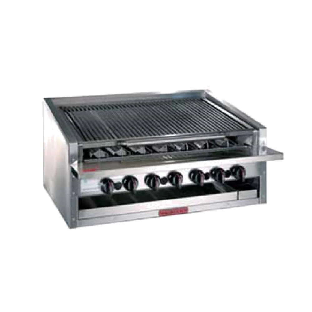 Magikitch'n APM-RMB-660_NAT 60 Inch Gas Radiant Charbroiler Low Profile Countertop Magikitch'n APM-RMB-660_NAT 60 Inch Gas Radiant Charbroiler Low Profile Countertop