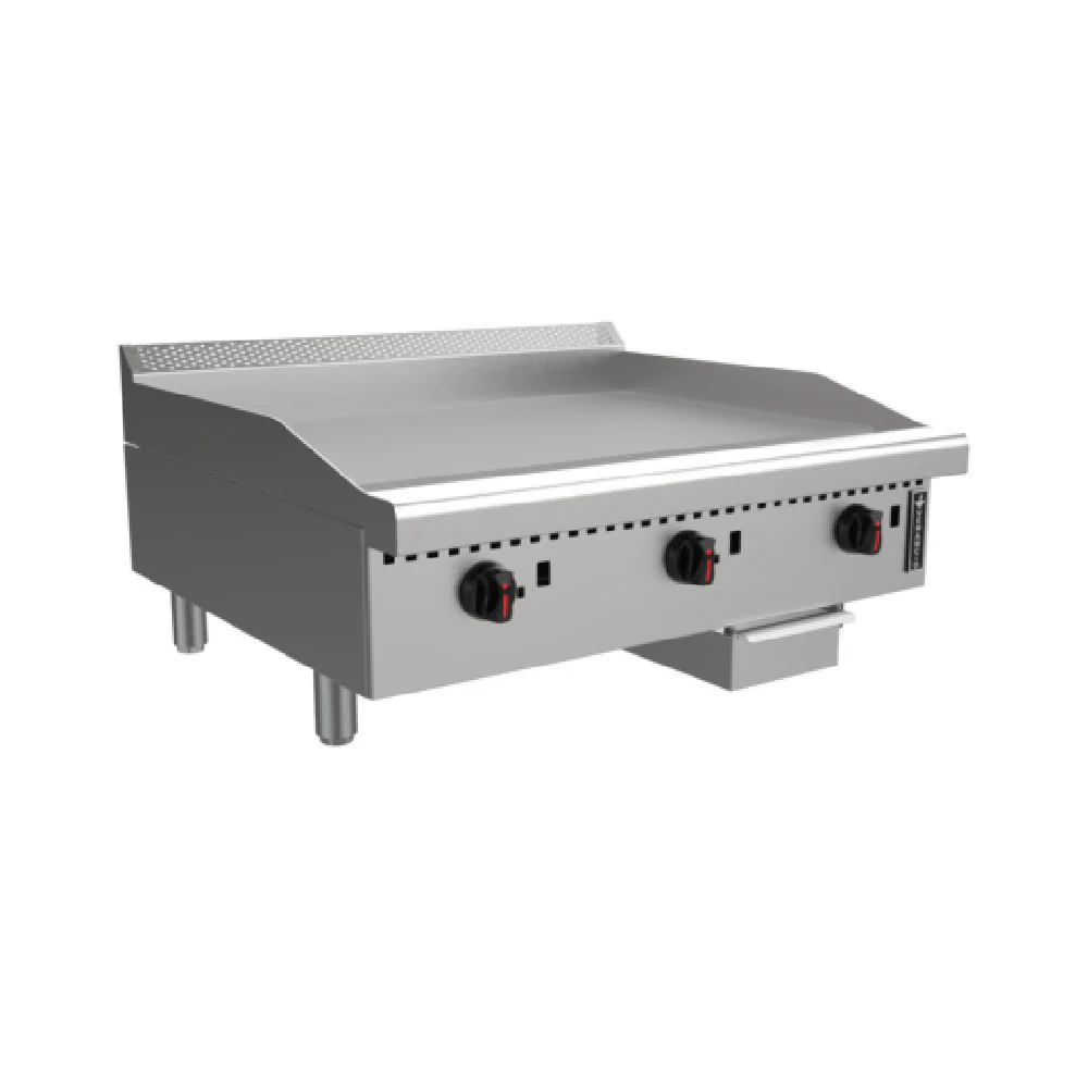 Venancio R36CT-36G_LP 36 Inch Griddle Gas Countertop with 3 Manual Controls 75000 BTU Venancio R36CT-36G_LP 36 Inch Griddle Gas Countertop with 3 Manual Controls 75000 BTU