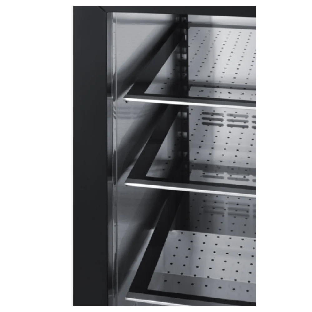 Summit SDHG2443 24 Inch 3.5 Cu.ft Refrigerator Merchandiser Black Finish Summit SDHG2443 24 Inch 3.5 Cu.ft Refrigerator Merchandiser Black Finish