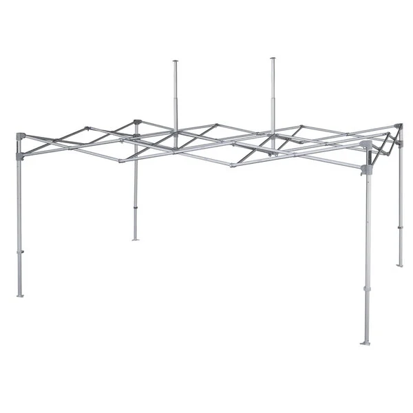 E-Z Up END3A15KSG Endeavor Instant Shelter 10' x 15' Steel Gray Canopy with Clear Aluminum Frame E-Z Up END3A15KSG Endeavor Instant Shelter 10' x 15' Steel Gray Canopy with Clear Aluminum Frame