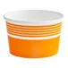 Choice 8 oz. Orange Paper Frozen Yogurt / Food Cup - 1,000/Case Choice 8 oz. Orange Paper Frozen Yogurt / Food Cup - 1,000/Case