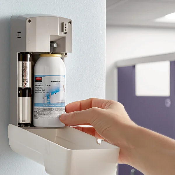 Rubbermaid® FG4012551 Microburst 3000 Linen Fresh Metered Aerosol Air Freshener System Refill Rubbermaid® FG4012551 Microburst 3000 Linen Fresh Metered Aerosol Air Freshener System Refill