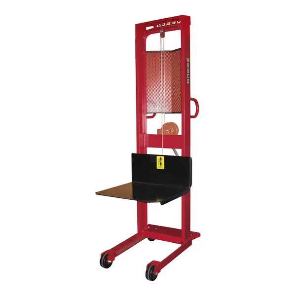 Wesco Industrial Products 1,000 lb. Steel Hand Winch Platform Stacker with 24