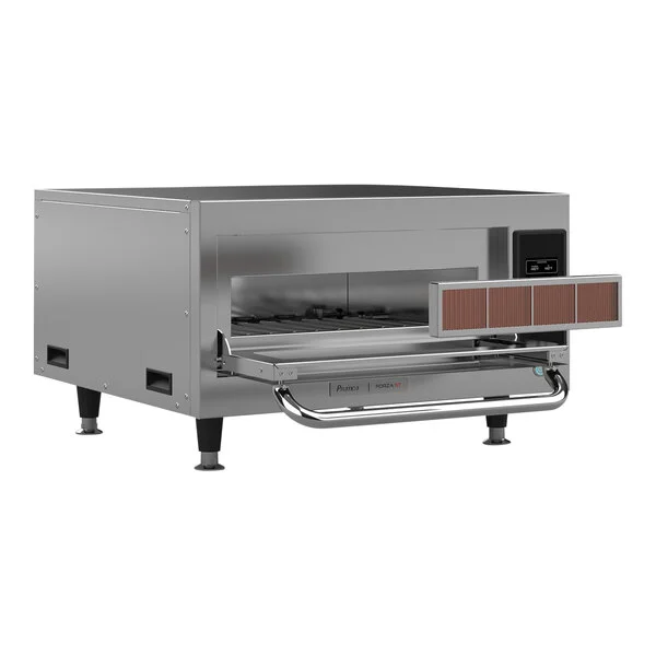 Pratica STI-101-1-BR Forza STi Electric Ventless Stainless Steel High-Speed Pizza Oven - 208/240V, 1 Phase Pratica STI-101-1-BR Forza STi Electric Ventless Stainless Steel High-Speed Pizza Oven - 208/240V, 1 Phase