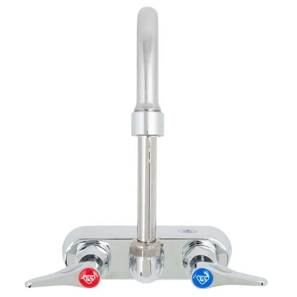 T&S B-1146-2-V12-CR Wall Mounted Workboard Faucet with 4