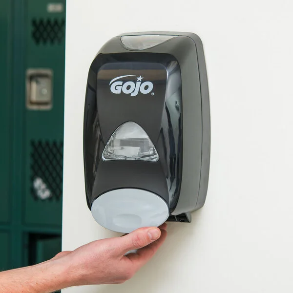GOJO® 5155-06 FMX-12 1250 mL Black Manual Hand Soap Dispenser GOJO® 5155-06 FMX-12 1250 mL Black Manual Hand Soap Dispenser