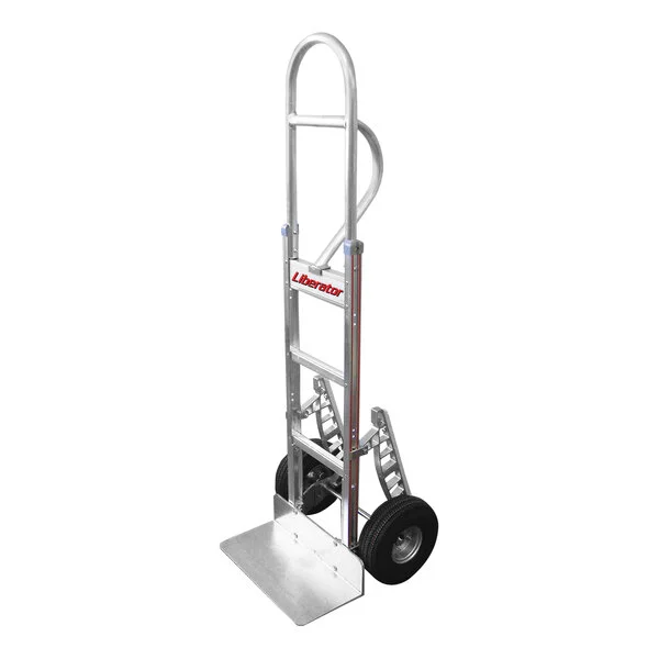B&P Manufacturing Liberator 600 lb. Straight Back Hand Truck with Vertical-Grip Straight Loop Handle, 20