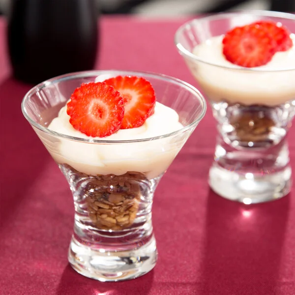 Anchor Hocking 90063 Perfect Portions 2.5 oz. Dessert Taster Glass - Mini Martini Glass - 36/Case