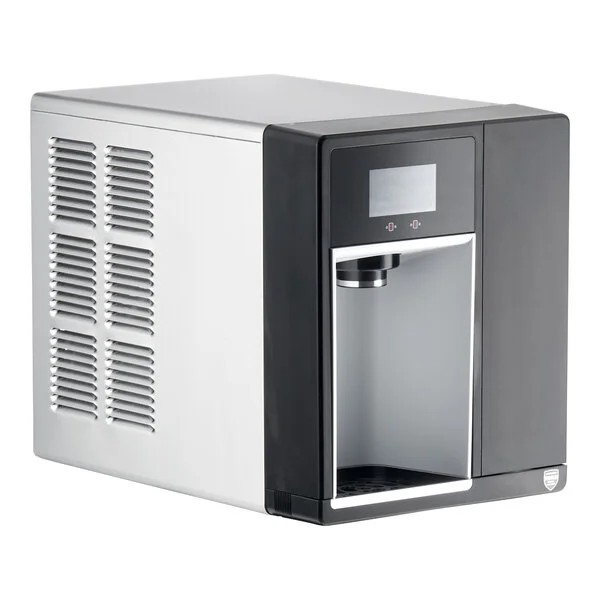 Follett 7CI114A-IW-NF-ST-00 Champion 7 Series Air-Cooled Chewblet Countertop Ice Maker and Water Dispenser with 7 lb. Bin - 115V, 100 lb. Follett 7CI114A-IW-NF-ST-00 Champion 7 Series Air-Cooled Chewblet Countertop Ice Maker and Water Dispenser with 7 lb. Bin - 115V, 100 lb.