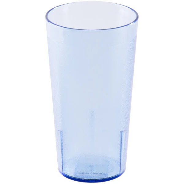 Cambro 1600P2401 Colorware 16.4 oz. Slate Blue Customizable SAN Plastic Tumbler - 24/Case Cambro 1600P2401 Colorware 16.4 oz. Slate Blue Customizable SAN Plastic Tumbler - 24/Case