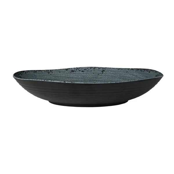 Creations Pompeii from Steelite International 2.625 Qt. Slate Melamine Round Shallow Bowl - 12/Case Creations Pompeii from Steelite International 2.625 Qt. Slate Melamine Round Shallow Bowl - 12/Case