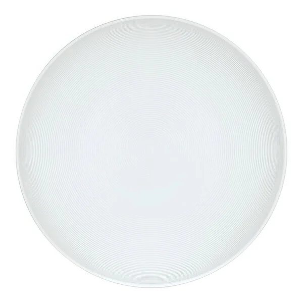 Cal-Mil Charlotte 140 oz. White Coupe Melamine Bowl / Plate - 6/Case