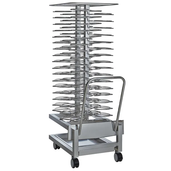 Alto-Shaam 5016490 Roll-In Stainless Steel Plate Cart - 51 Plate