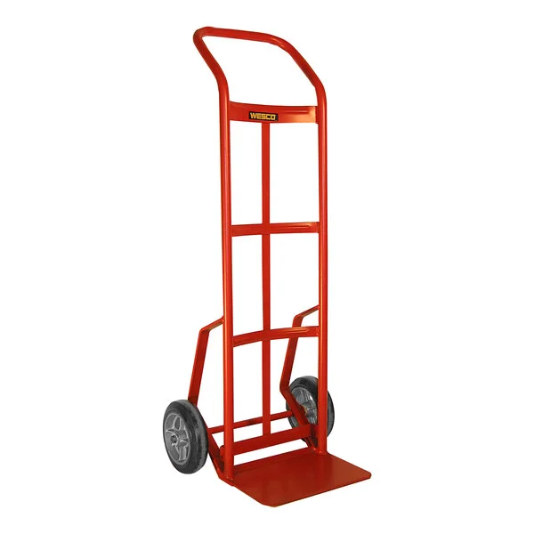 Wesco Industrial Products 800 lb. Heavy-Duty Industrial Hand Truck with Reinforced Steel Nose Plate and 8 Wesco Industrial Products 800 lb. Heavy-Duty Industrial Hand Truck with Reinforced Steel Nose Plate and 8