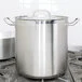 Vollrath 3504 Optio 18 Qt. Stainless Steel Stock Pot with Cover Vollrath 3504 Optio 18 Qt. Stainless Steel Stock Pot with Cover