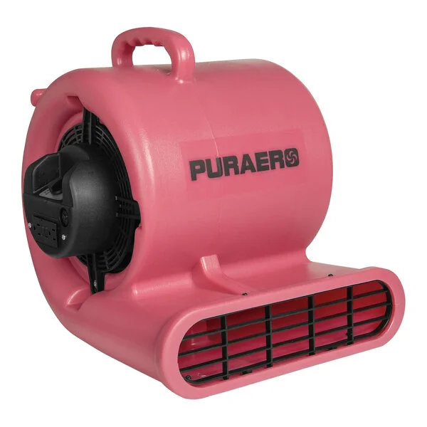 PURAERO PA-330-AM-RD Red 3-Speed Air Mover - 2,550 CFM, 115V