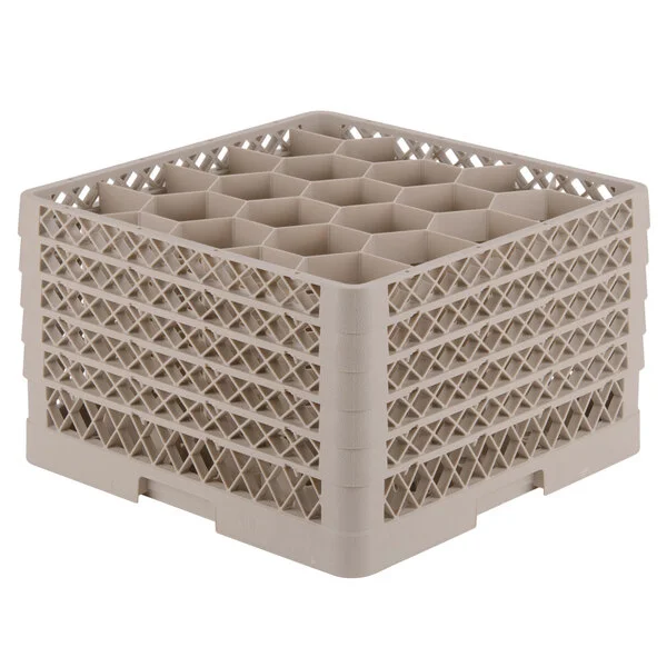 Vollrath TR11GGGGA Traex® Rack Max Full-Size Beige 20-Compartment 11 7/8