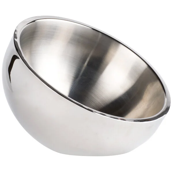 American Metalcraft AB13 216 oz. Double Wall Angled Insulated Serving Bowl - Stainless Steel American Metalcraft AB13 216 oz. Double Wall Angled Insulated Serving Bowl - Stainless Steel