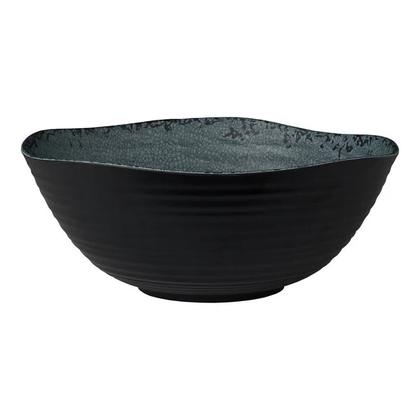 Creations Pompeii from Steelite International 2.375 Qt. Slate Melamine Round Bowl - 12/Case Creations Pompeii from Steelite International 2.375 Qt. Slate Melamine Round Bowl - 12/Case