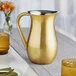 American Metalcraft BWPG84 Gold Satin Finish Stainless Steel 84 oz. Bell Pitcher American Metalcraft BWPG84 Gold Satin Finish Stainless Steel 84 oz. Bell Pitcher