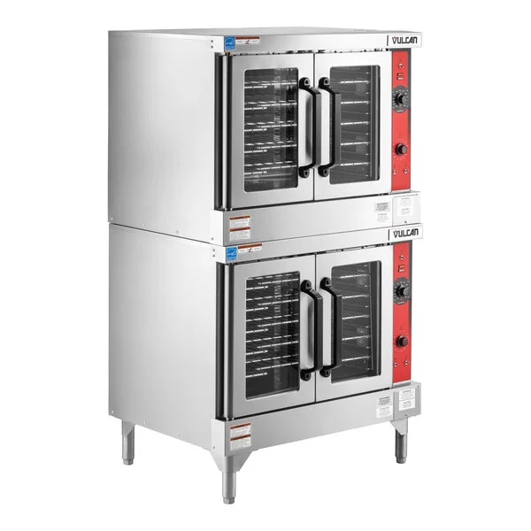 Vulcan VC44ED-208/3 Double Deck Full Size Electric Convection Oven - 208V, Field Convertible, 25 kW Vulcan VC44ED-208/3 Double Deck Full Size Electric Convection Oven - 208V, Field Convertible, 25 kW
