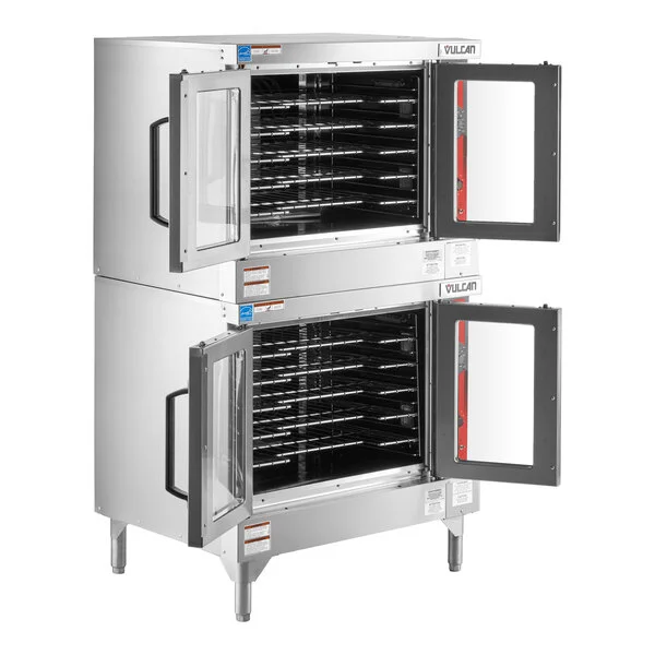 Vulcan VC44ED-208/3 Double Deck Full Size Electric Convection Oven - 208V, Field Convertible, 25 kW Vulcan VC44ED-208/3 Double Deck Full Size Electric Convection Oven - 208V, Field Convertible, 25 kW