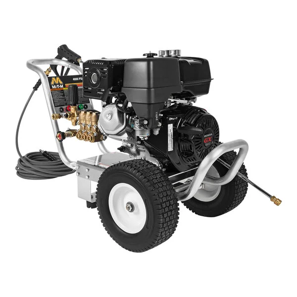 Mi-T-M CA Aluminum Series CA-4004-1MCH 49-State Compliant Cold Water Pressure Washer with Honda Engine and CAT Pump - 4,000 PSI; 4.0 GPM Mi-T-M CA Aluminum Series CA-4004-1MCH 49-State Compliant Cold Water Pressure Washer with Honda Engine and CAT Pump - 4,000 PSI; 4.0 GPM