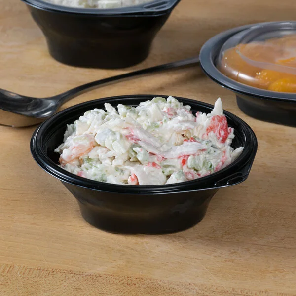 Fabri-Kal FC6B SideKicks 6 oz. Microwaveable Side Dish Bowl / Container - 750/Case Fabri-Kal FC6B SideKicks 6 oz. Microwaveable Side Dish Bowl / Container - 750/Case