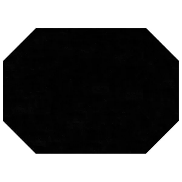 H. Risch, Inc. PLACEMATOCT16X11.375BLACK 16