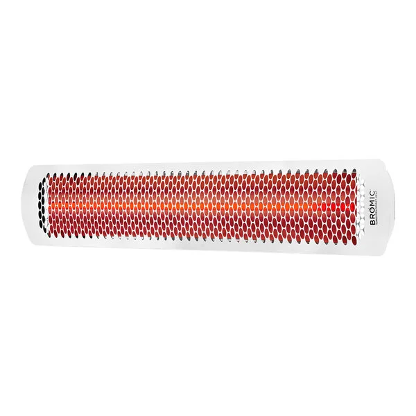 Bromic Heating BH0420012 White Tungsten Smart-Heat Electric Outdoor Patio Heater - 220/240V, 4000W Bromic Heating BH0420012 White Tungsten Smart-Heat Electric Outdoor Patio Heater - 220/240V, 4000W