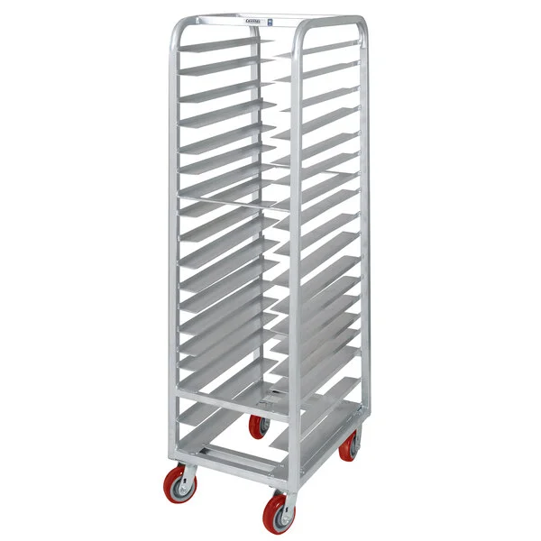 Channel AXD-UTR-18 18 Pan Heavy-Duty Aluminum Steam Table / Bun Pan Rack - Assembled Channel AXD-UTR-18 18 Pan Heavy-Duty Aluminum Steam Table / Bun Pan Rack - Assembled