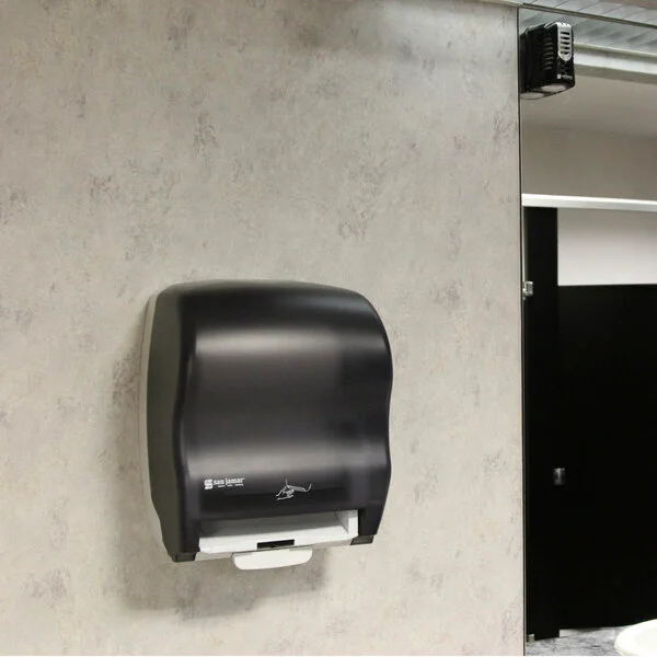 San Jamar T8300TBK Hybrid Classic Black Pearl Hands Free Paper Towel Dispenser San Jamar T8300TBK Hybrid Classic Black Pearl Hands Free Paper Towel Dispenser
