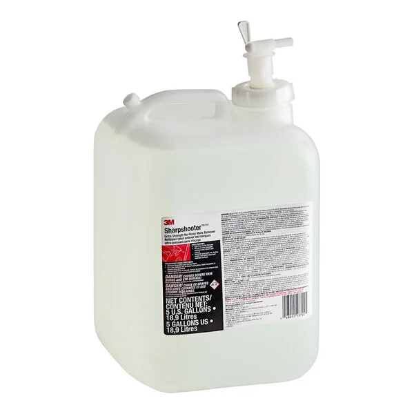 3M 13702 Sharpshooter 5 gallon / 640 oz. Extra Strength No-Rinse Mark Remover 3M 13702 Sharpshooter 5 gallon / 640 oz. Extra Strength No-Rinse Mark Remover