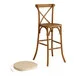 Lancaster Table & Seating Vineyard Barrel Brown Wood Cross Back Bar Stool with 2 Lancaster Table & Seating Vineyard Barrel Brown Wood Cross Back Bar Stool with 2