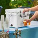 CaterGator JB20WH White 1 Faucet 21 Qt. Insulated Jockey Box with 65 ft. Coil CaterGator JB20WH White 1 Faucet 21 Qt. Insulated Jockey Box with 65 ft. Coil