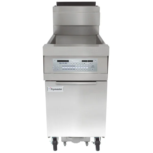 Frymaster CFHD160G Liquid Propane High-Efficiency 80 lb. Floor Fryer with SMART4U 3000 Controls and Filtration System - 125,000 BTU